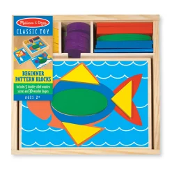 Colors & Shapes>Melissa & Doug Beginner Pattern Blocks