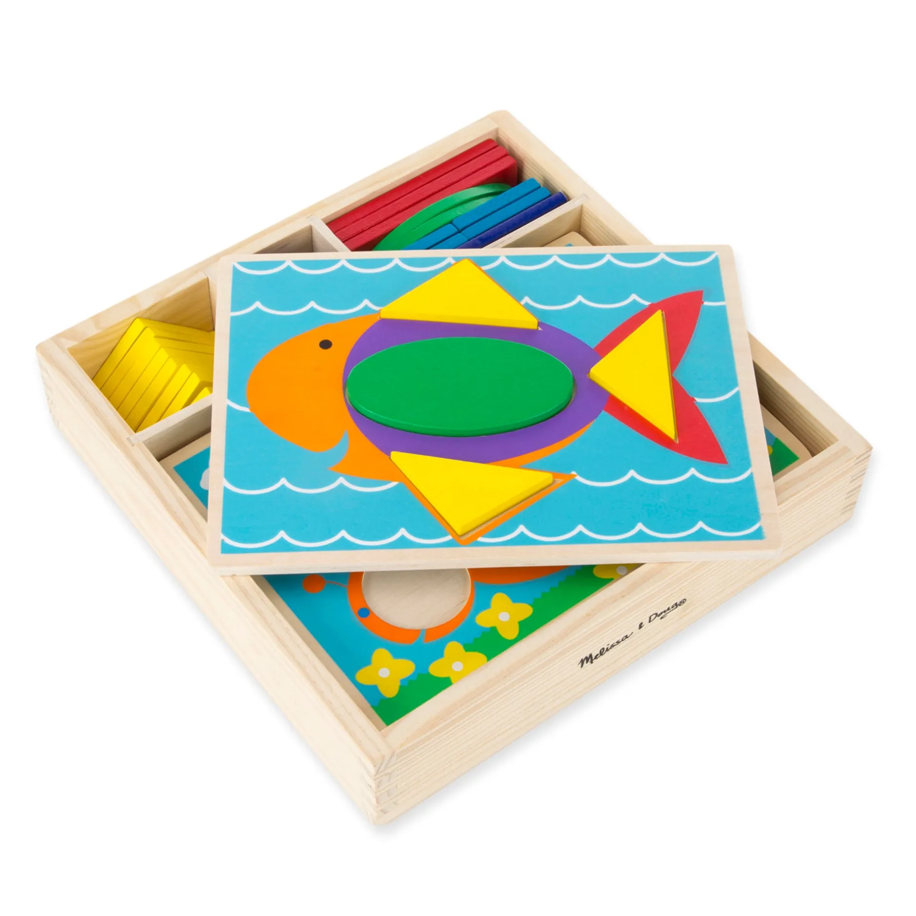 Colors & Shapes>Melissa & Doug Beginner Pattern Blocks