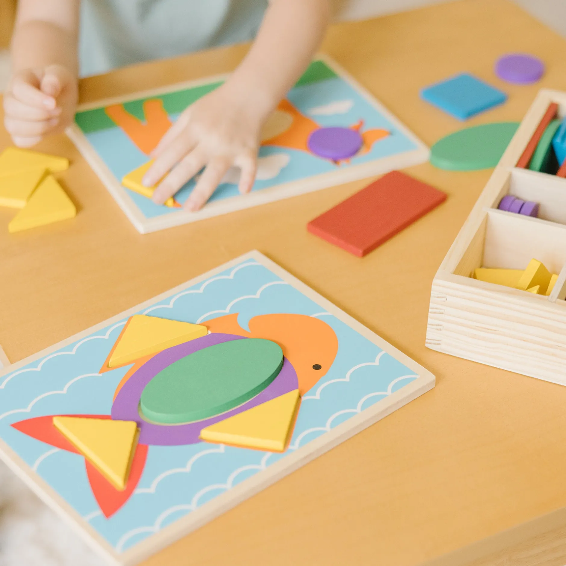 Colors & Shapes>Melissa & Doug Beginner Pattern Blocks