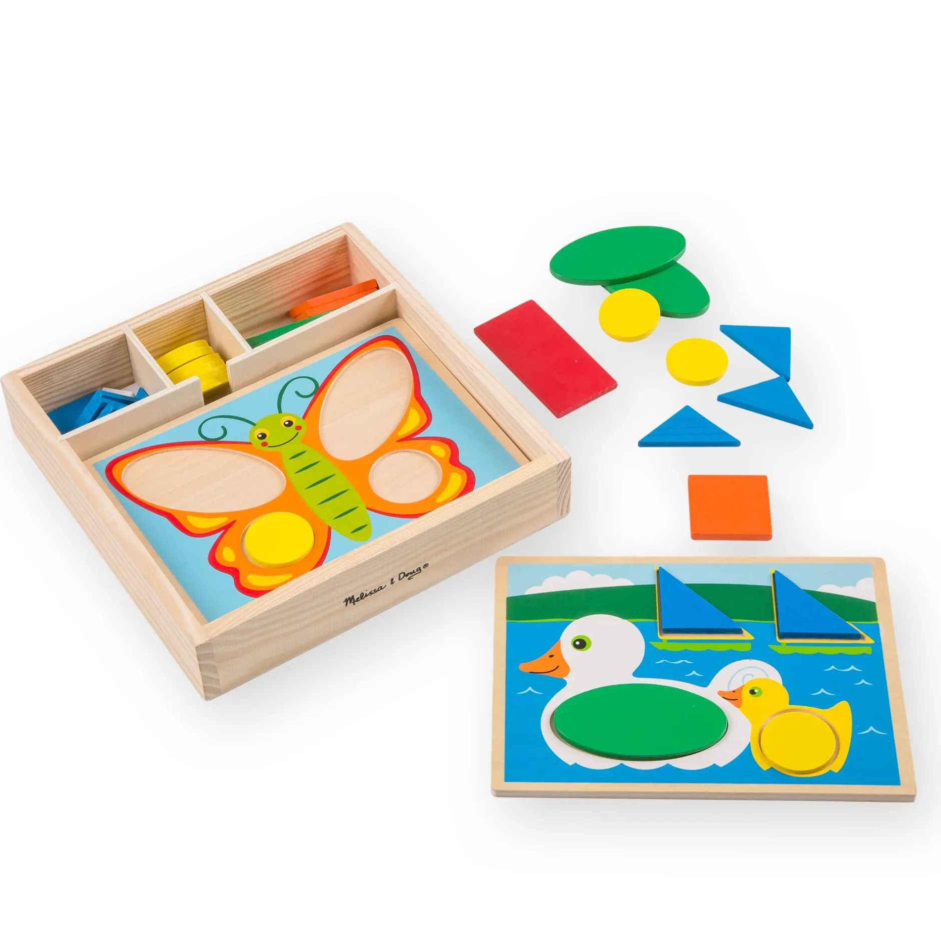 Colors & Shapes>Melissa & Doug Beginner Pattern Blocks