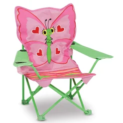 Outdoor Toys>Melissa & Doug Bella Butterfly Child's Outdoor Chair