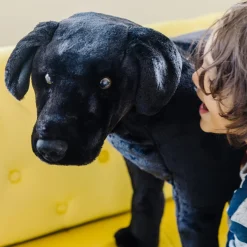 Plush>Melissa & Doug Black Lab Giant Stuffed Animal
