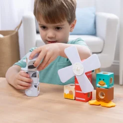 Colors & Shapes>Melissa & Doug Blockables™ Farm Friends Play Set