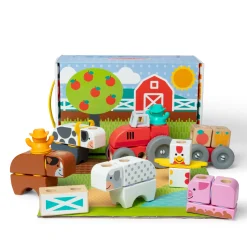 Colors & Shapes>Melissa & Doug Blockables™ Farm Play Set