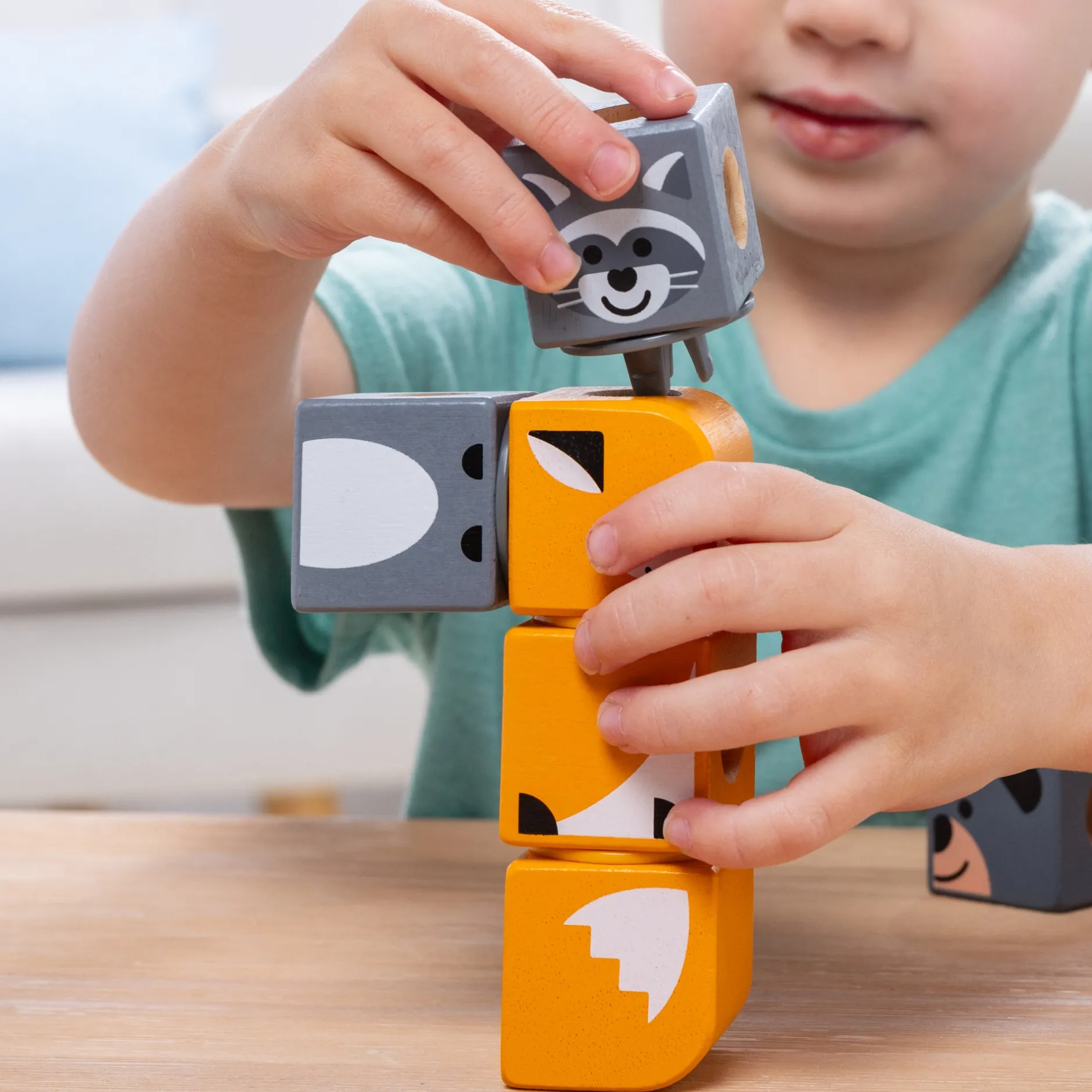 Colors & Shapes>Melissa & Doug Blockables™ Play Sets Farm Friends and Woodland Friends 2-Pack Bundle