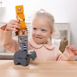 Blocks & Stacking|Colors & Shapes>Melissa & Doug Blockables™ Woodland Friends Play Set