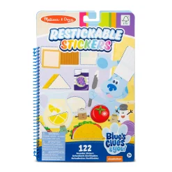 Stickers & Sticker Books>Melissa & Doug Blue's Clues & You! Restickable Stickers - Shapes & Colors