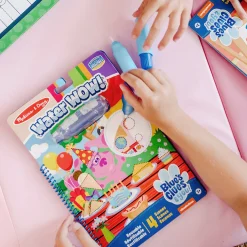 Activity Books|Colors & Shapes>Melissa & Doug Blues Clues & You!™ Water WOW!® Water Reveal Activity Pad - Shapes