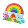 Colors & Shape Puzzles|Colors & Shapes>Melissa & Doug Blue's Clues & You! Wooden Rainbow Stacking Puzzle - 9 Pieces