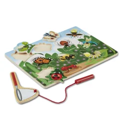 Animals & Nature Puzzles>Melissa & Doug Bug-Catching Magnetic Puzzle Game