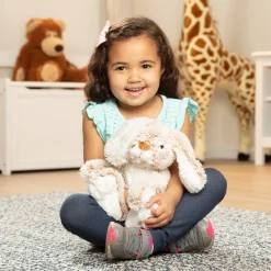 Plush>Melissa & Doug Burrow Bunny Rabbit Stuffed Animal