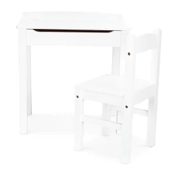 Furniture>Melissa & Doug Child's Lift-Top Desk & Chair - White