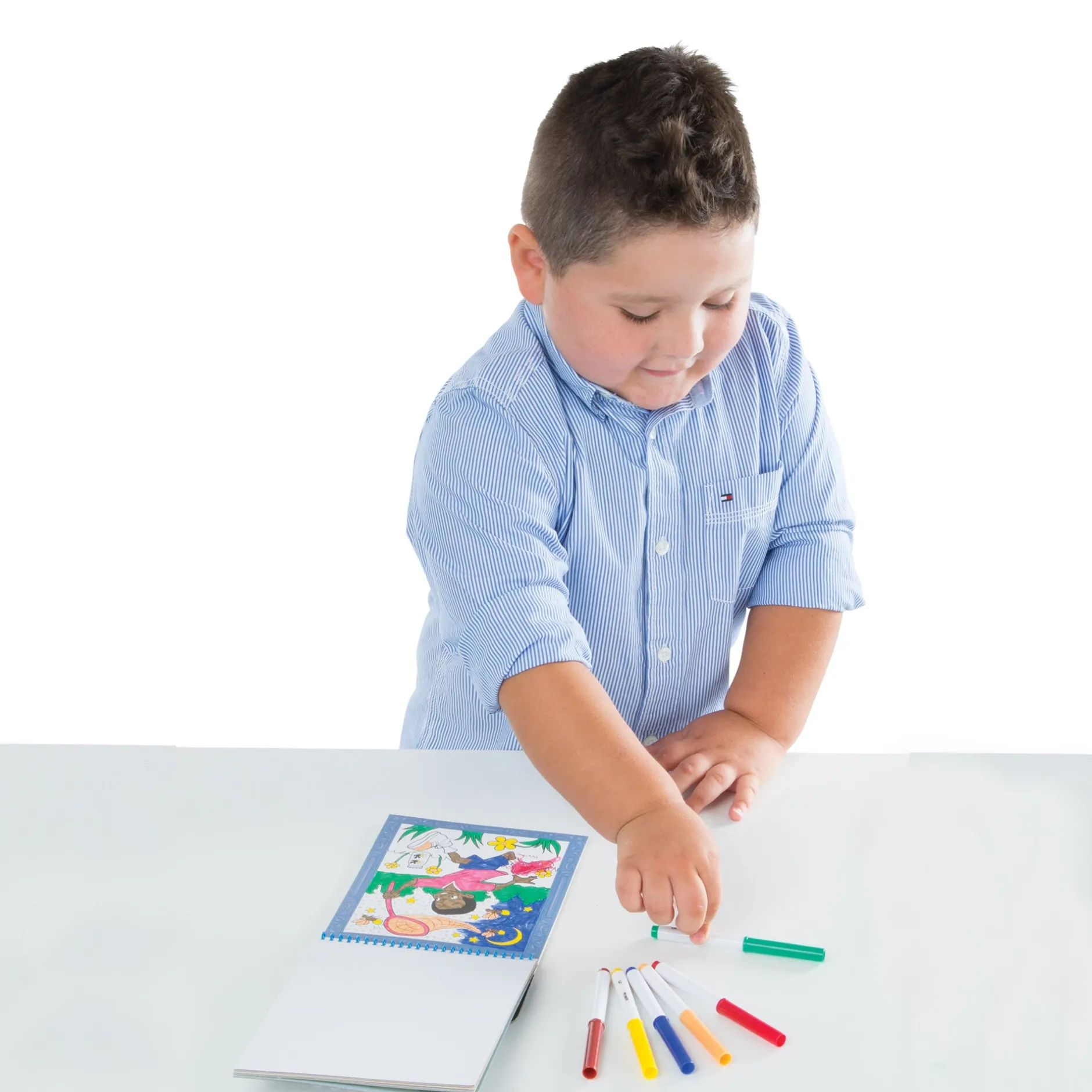 Activity Books>Melissa & Doug Color By Numbers - Blue