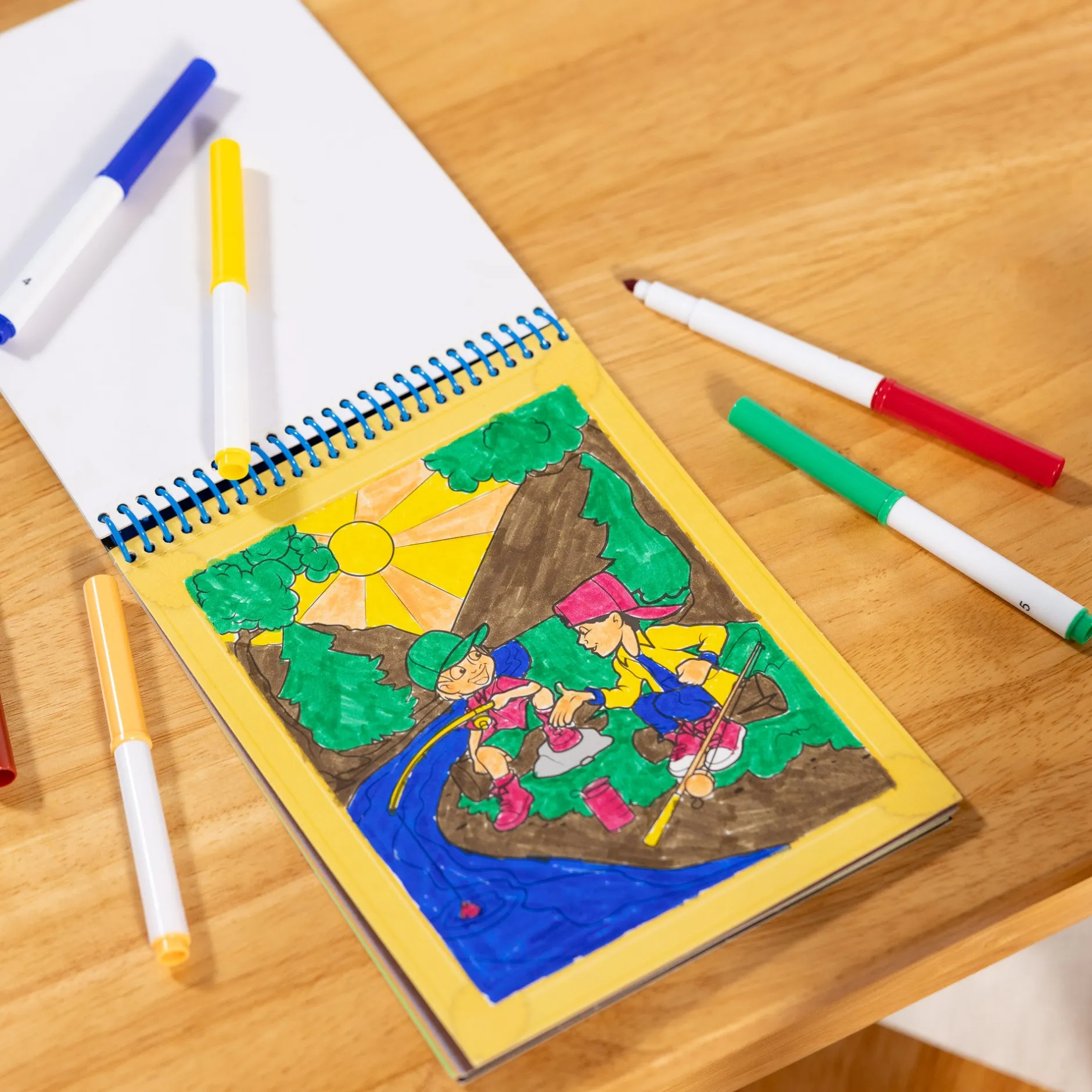 Activity Books>Melissa & Doug Color By Numbers - Blue