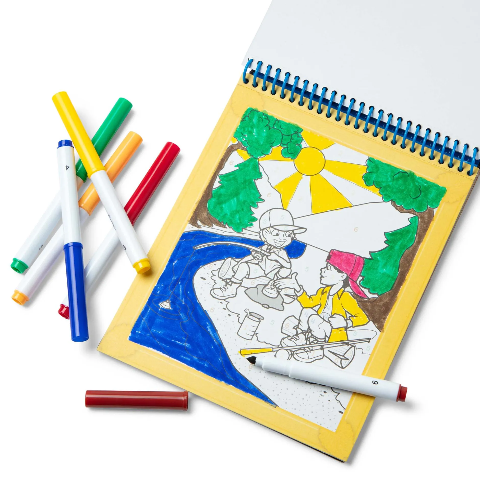 Activity Books>Melissa & Doug Color By Numbers - Blue