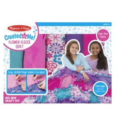 Craft & Stamp Kits>Melissa & Doug Created by Me! Flower Fleece Quilt