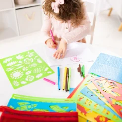 Craft & Stamp Kits>Melissa & Doug Created by Me! Stencil Art Activity Kit