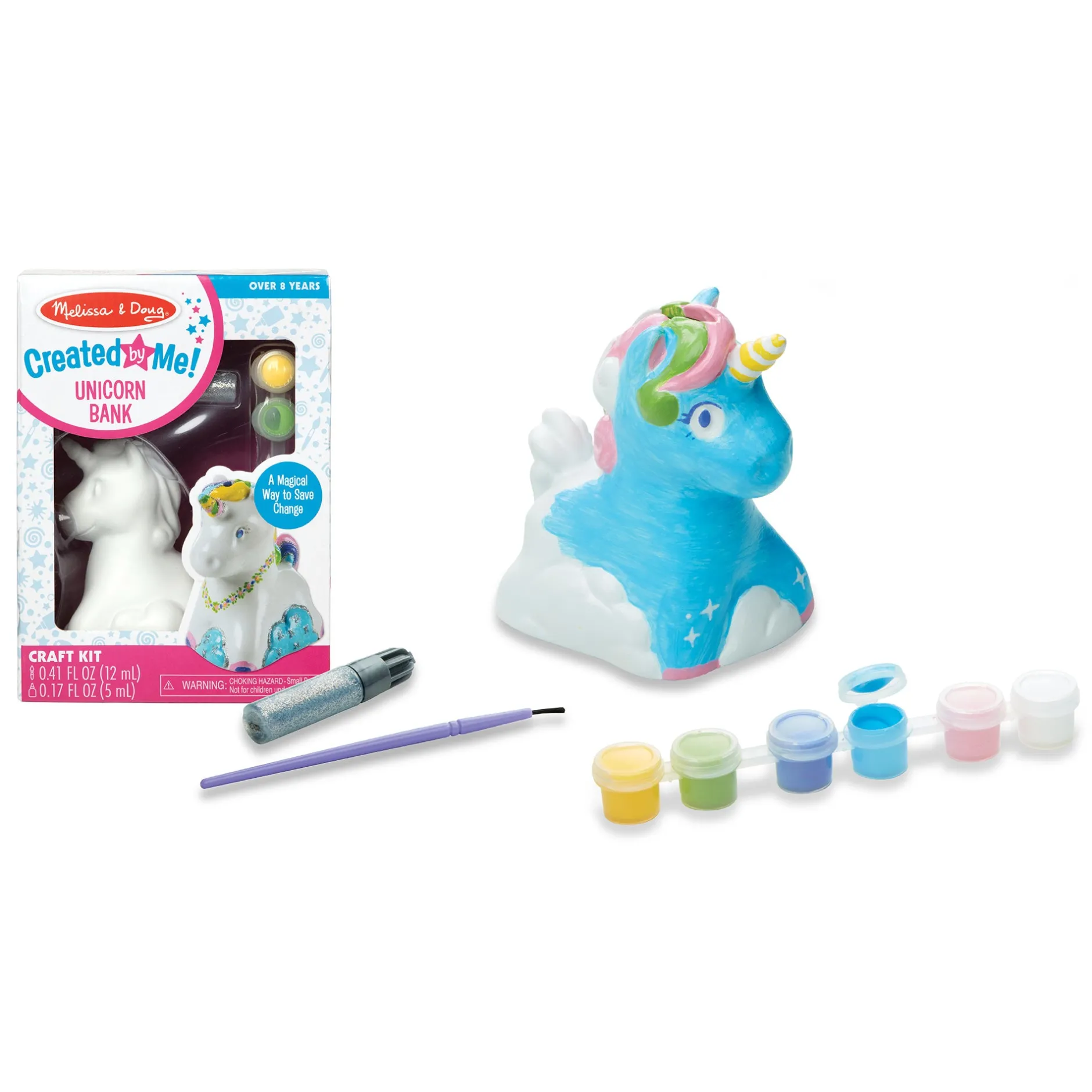 Craft & Stamp Kits>Melissa & Doug Created by Me! Unicorn Bank Craft Kit