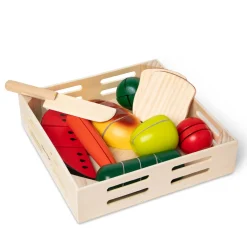 Play Food & Play Sets>Melissa & Doug Cutting Food - Wooden Play Food