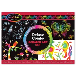 Activity Books>Melissa & Doug Deluxe Combo Scratch Art Set