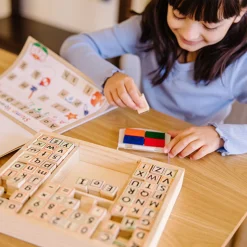 Craft & Stamp Kits>Melissa & Doug Deluxe Wooden Stamp Set - ABCs 123s