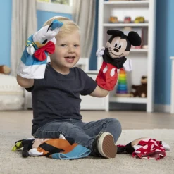 Plush>Melissa & Doug Disney Mickey Mouse & Friends Soft & Cuddly Hand Puppets