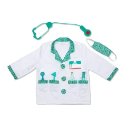 Dress Up>Melissa & Doug Doctor Costume Role Play Set