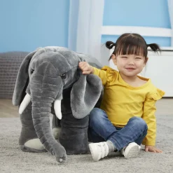 Plush>Melissa & Doug Elephant Giant Stuffed Animal