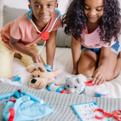 Play Food & Play Sets>Melissa & Doug Examine & Treat Pet Vet Play Set