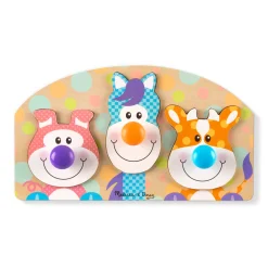 Animals & Nature Puzzles>Melissa & Doug Farm Jumbo Knob