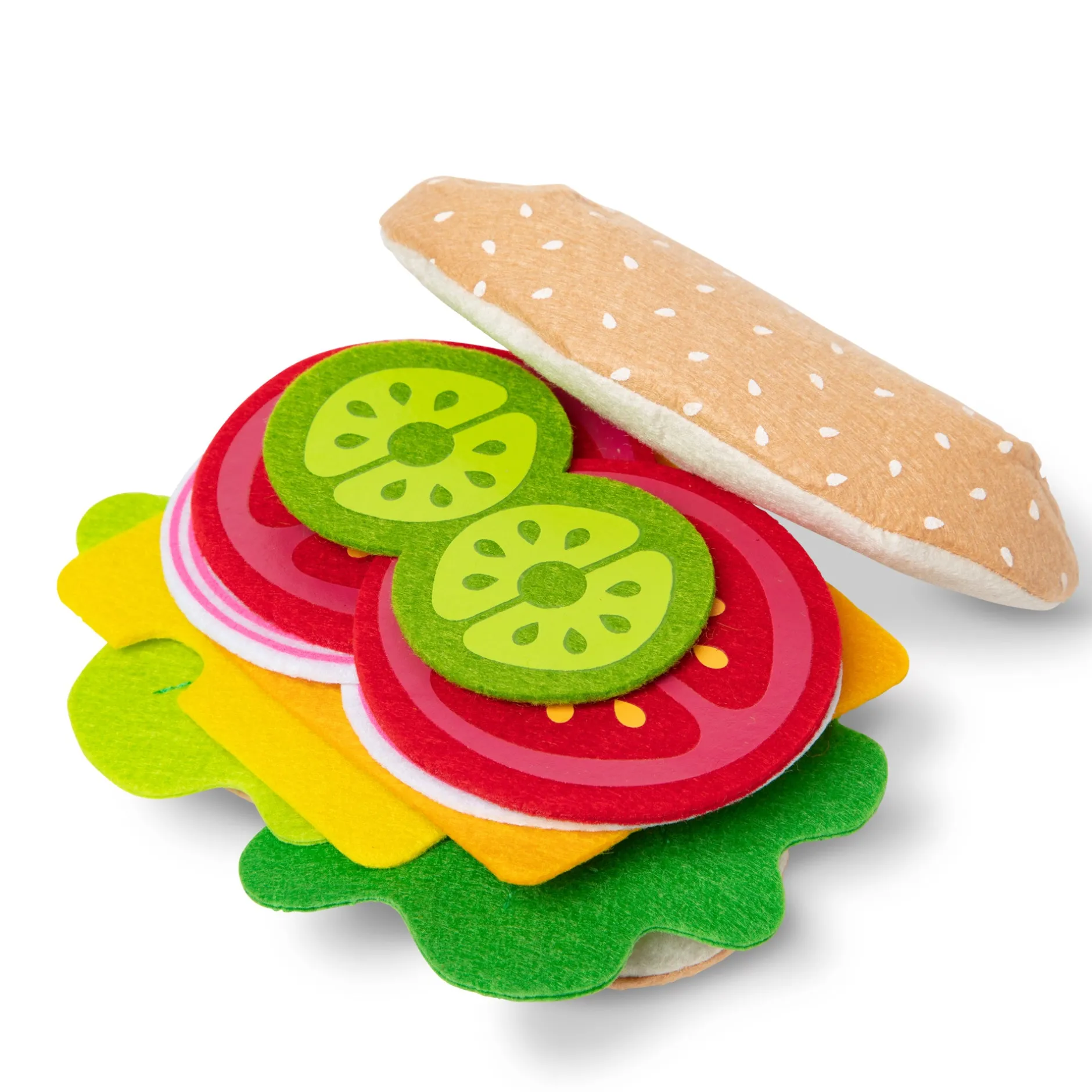 Play Food & Play Sets>Melissa & Doug Felt Food Sandwich Play Set