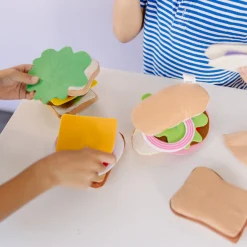 Play Food & Play Sets>Melissa & Doug Felt Food Sandwich Play Set