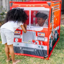 Kitchens & Play Centers>Melissa & Doug Fire Truck Play Tent