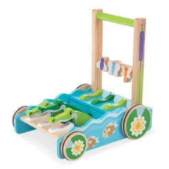 Motor Skills>Melissa & Doug First Play Chomp & Clack Alligator Push Toy