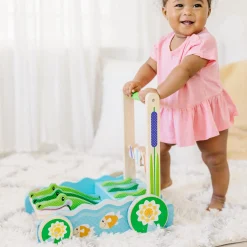 Motor Skills>Melissa & Doug First Play Chomp & Clack Alligator Push Toy