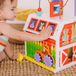 Motor Skills>Melissa & Doug First Play Slide, Sort & Roll Activity Barn