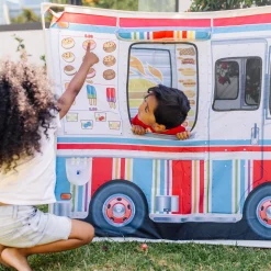 Kitchens & Play Centers>Melissa & Doug Food Truck Play Tent