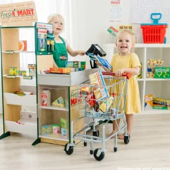 Dress Up|Play Food & Play Sets>Melissa & Doug Fresh Mart Grocery Store Companion Collection