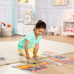 Vehicle & Train Puzzles>Melissa & Doug Giant Fire Truck Floor Puzzle - 24 Pieces