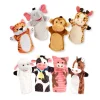 Plush>Melissa & Doug Hand Puppet 2-Pack: Farm Friends, Zoo Friends