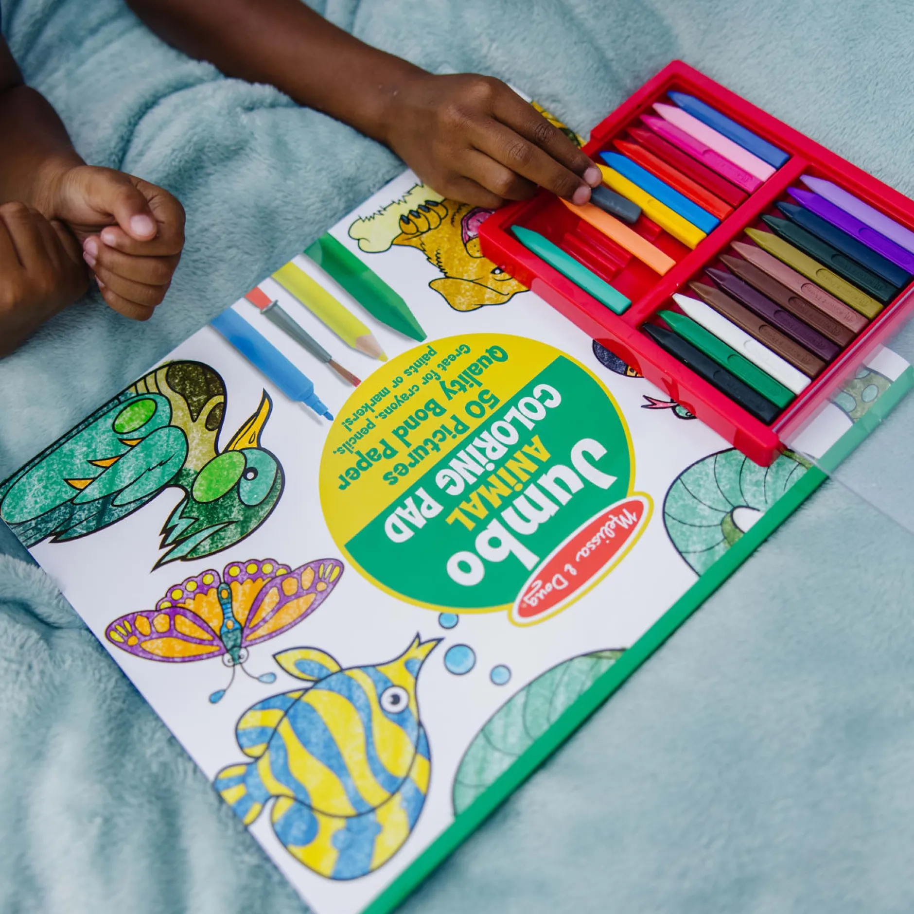 Activity Books>Melissa & Doug Jumbo Coloring Pad - Animals