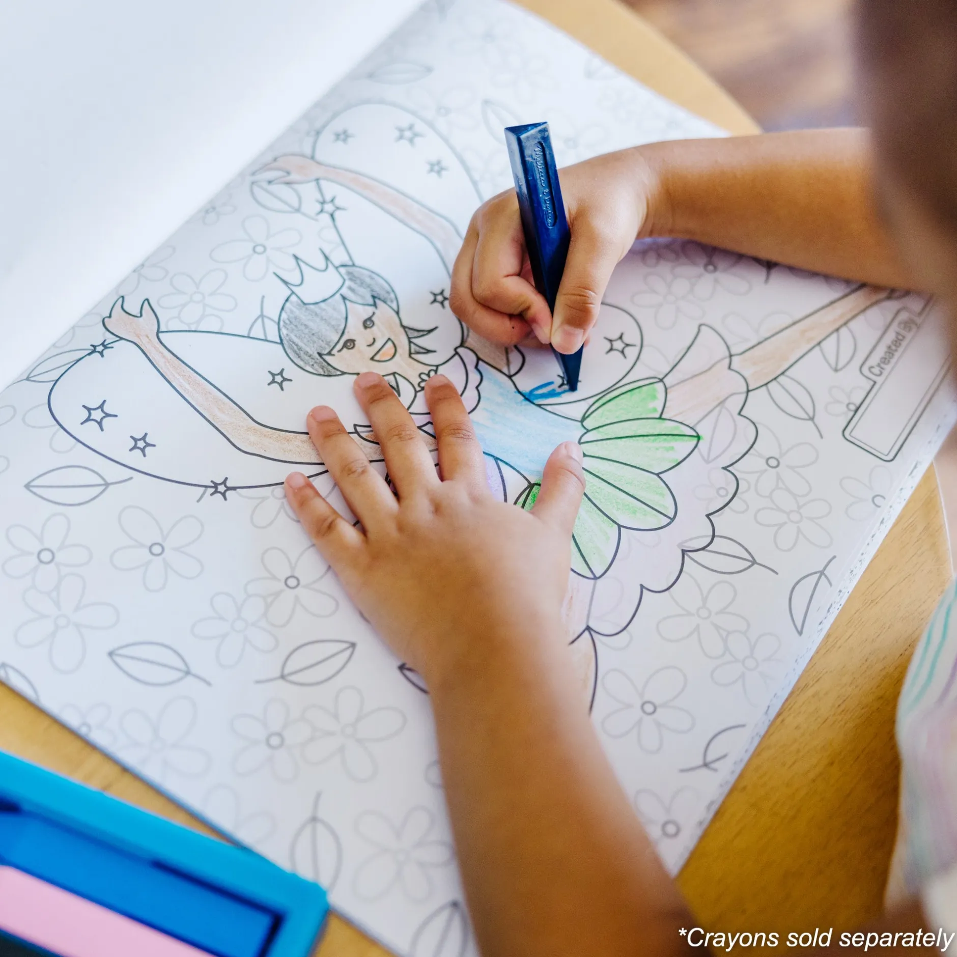 Activity Books>Melissa & Doug Jumbo Coloring Pad - Princess & Fairy