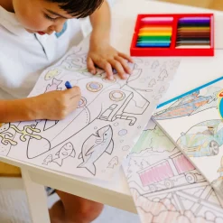 Activity Books>Melissa & Doug Jumbo Coloring Pad - Vehicles