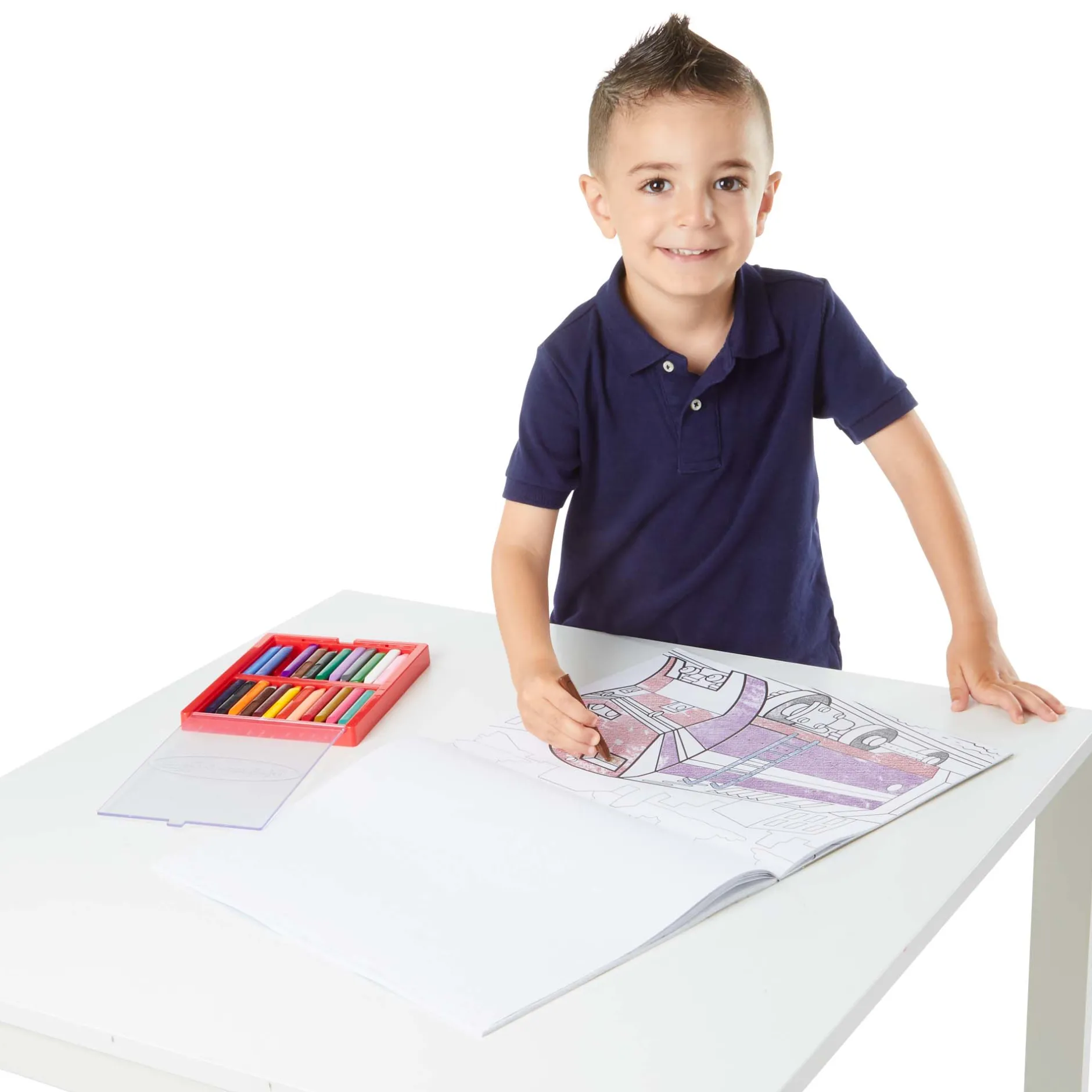 Activity Books>Melissa & Doug Jumbo Coloring Pad - Vehicles