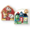 Animals & Nature Puzzles|Colors & Shapes>Melissa & Doug Jumbo Knob Wooden Puzzles Bundle - Shapes and Barn