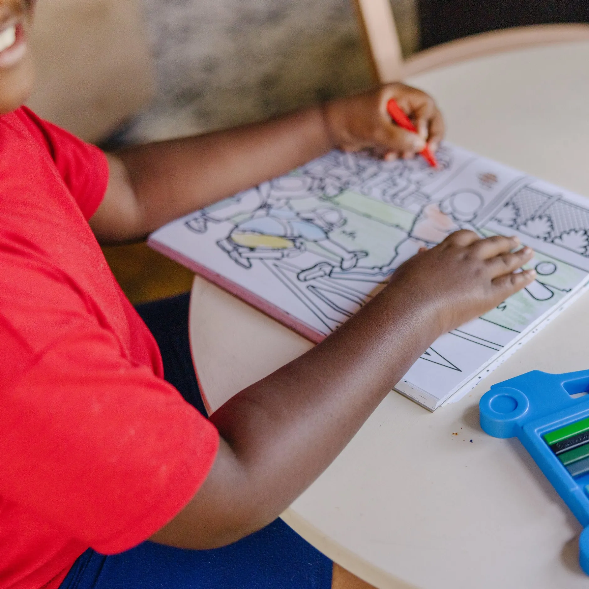 Activity Books>Melissa & Doug Jumbo 50-Page Kids' Coloring Pad - Space, Sharks, Sports, and More