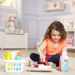 Play Food & Play Sets>Melissa & Doug Laundry Basket Play Set