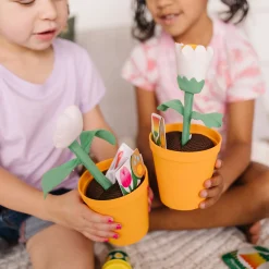 Play Food & Play Sets>Melissa & Doug Let’s Explore Flower Gardening Play Set