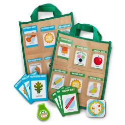 Outdoor Toys>Melissa & Doug Let’s Explore Indoor/Outdoor Scavenger Hunt Play Set