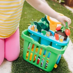 Play Food & Play Sets>Melissa & Doug Let’s Explore Vegetable Gardening Play Set